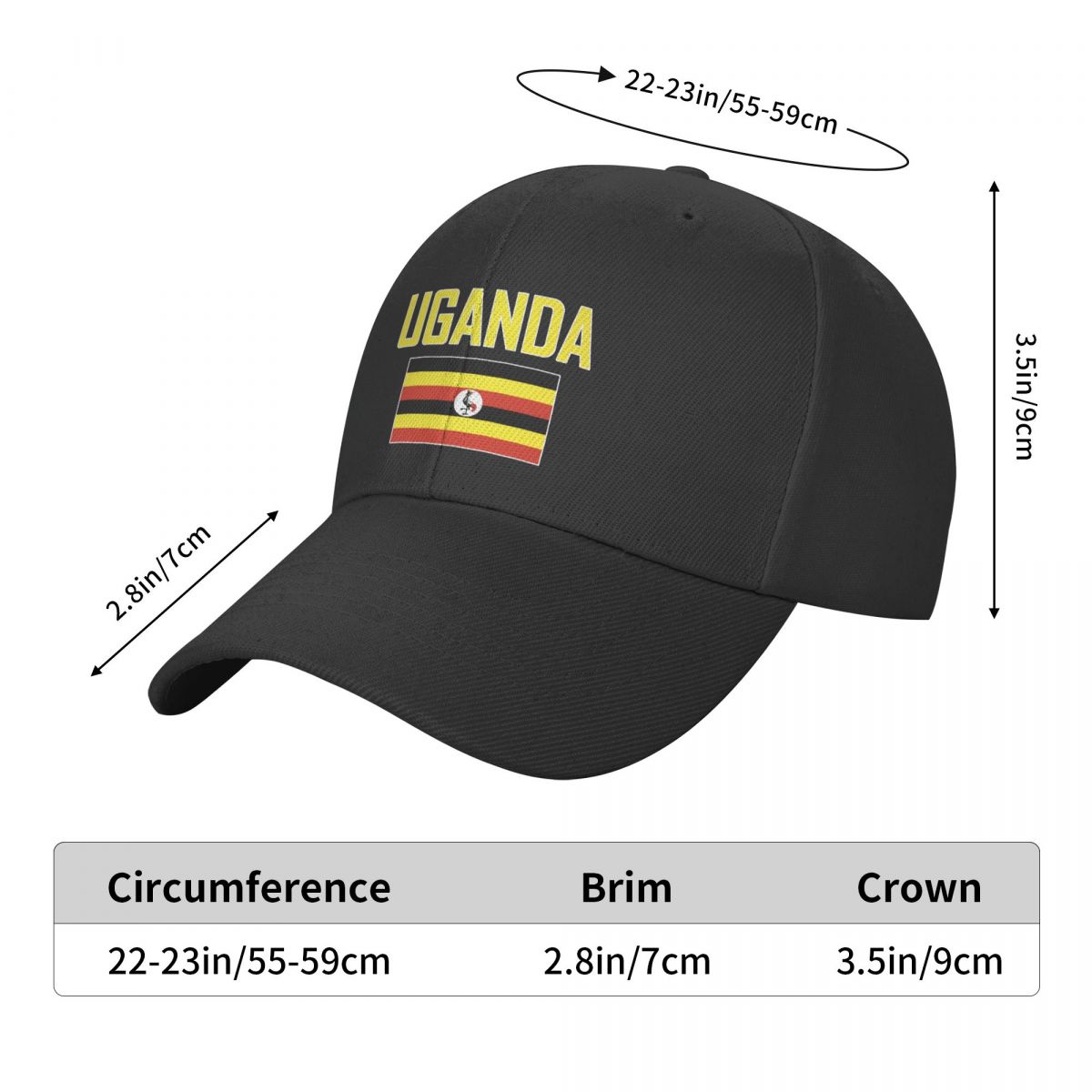 UGANDA Name With Flag Sun Base - Men Fashion Uganda ulasan dan harga