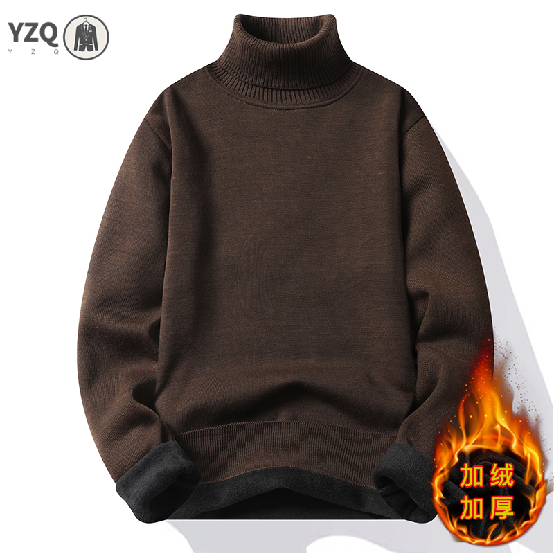 Sweatwear Mens Anti-pilling Hi - Turtleneck Sweater Men ulasan dan harga