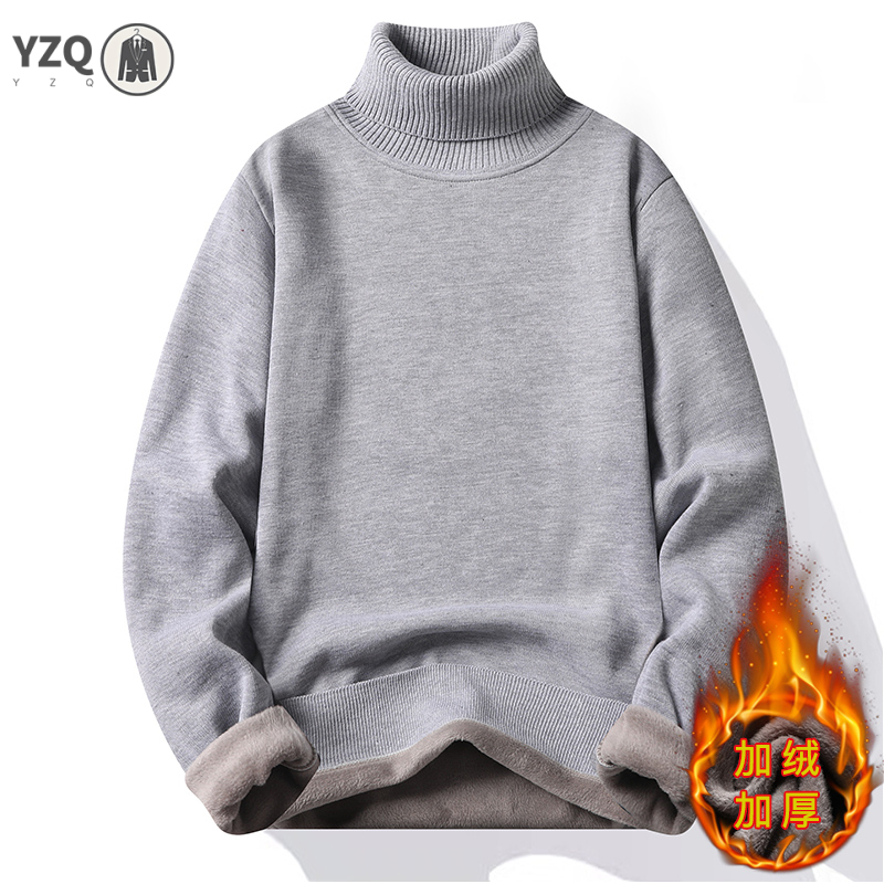 Sweatwear Mens Anti-pilling Hi - Turtleneck Sweater Men ulasan dan harga
