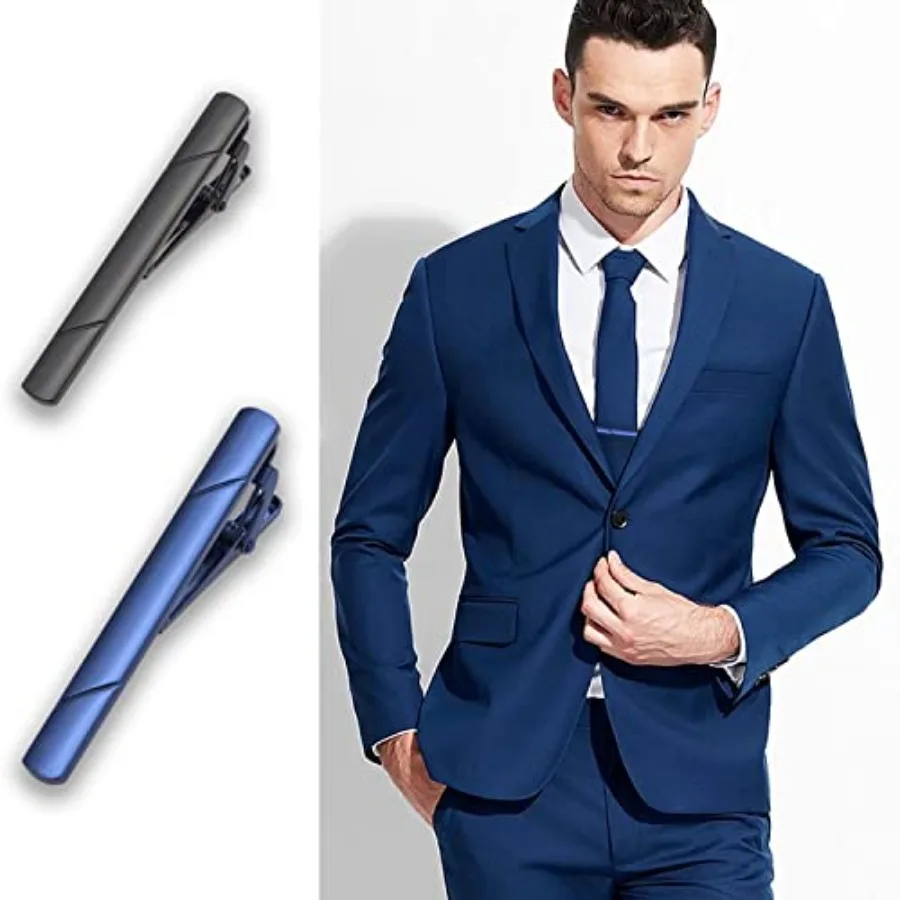 4Pcs Tie Clips For Men Tie Bar - Men'S Fashion Box ulasan dan harga