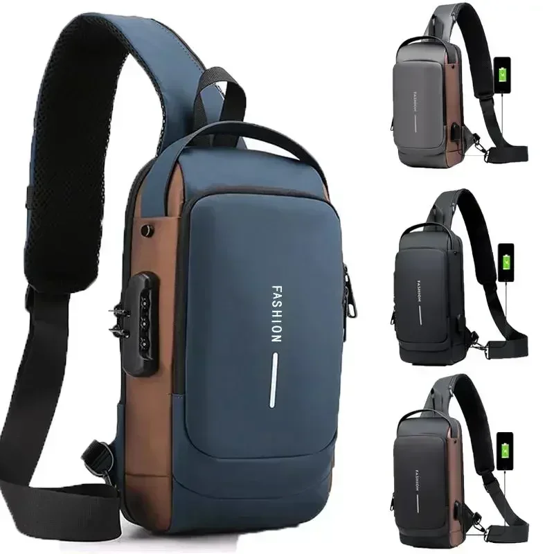 Waterproof Anti-Theft Backpack - Crossbody Bag Men ulasan dan harga