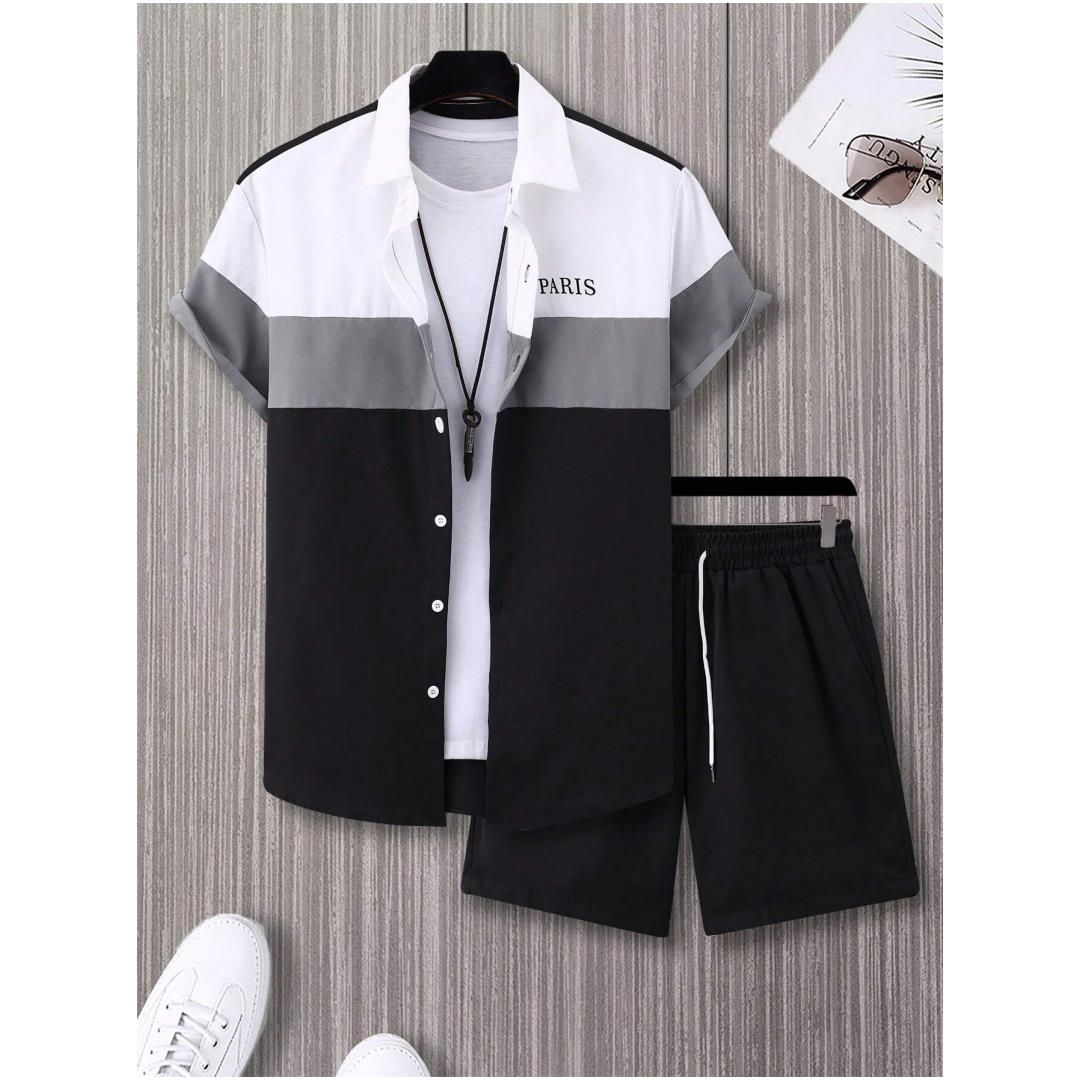 Men's Fashion Suit Blue And Wh - Men'S Fashion Outfits ulasan dan harga