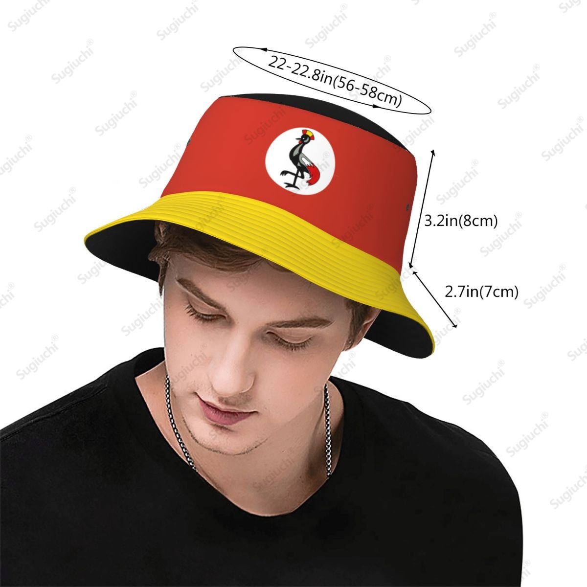 2025 Uganda 3D Flag Men Women  - Men Fashion Uganda ulasan dan harga
