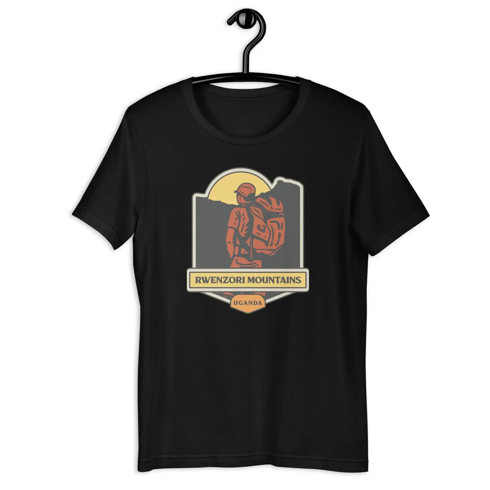 Rwenzori Mountains t shirt Uga - Men Fashion Uganda ulasan dan harga