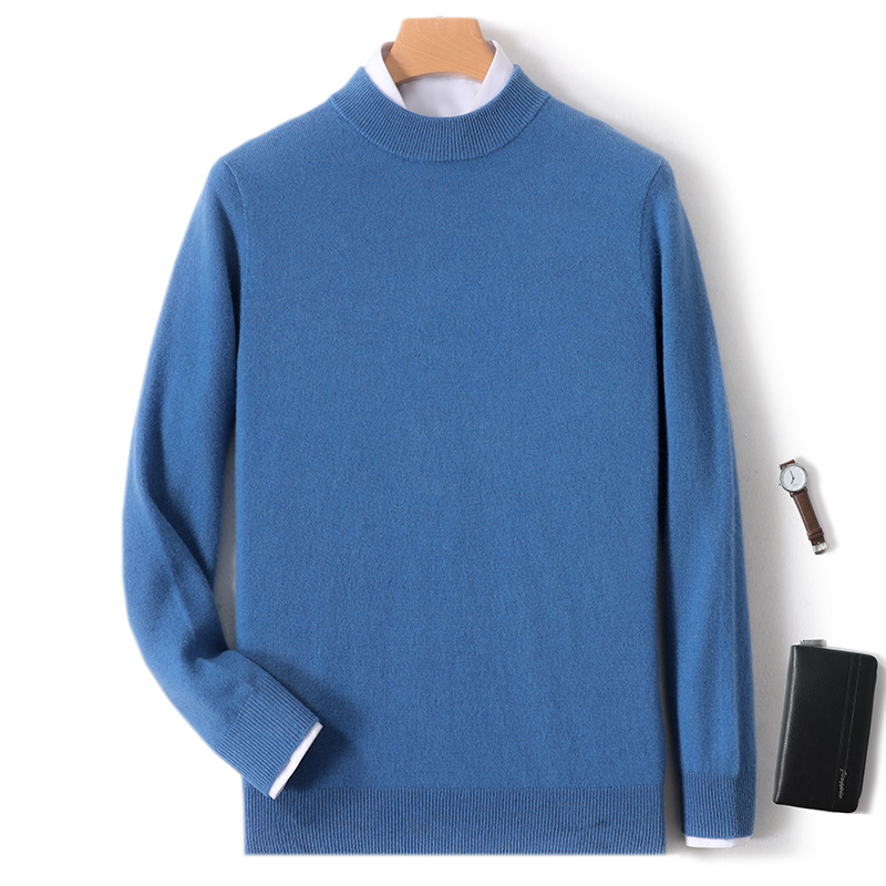 100% Pure Merino Wool Men's Se - Turtleneck Sweater Men ulasan dan harga