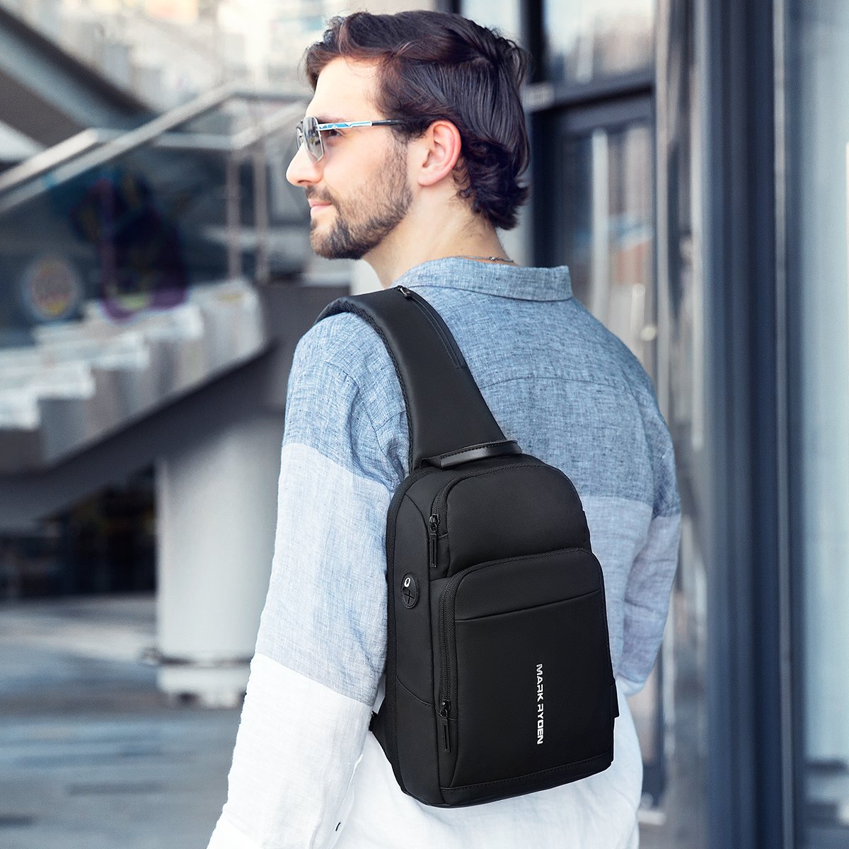 Mark Ryden Anti-thief Crossbod - Crossbody Bag Men ulasan dan harga