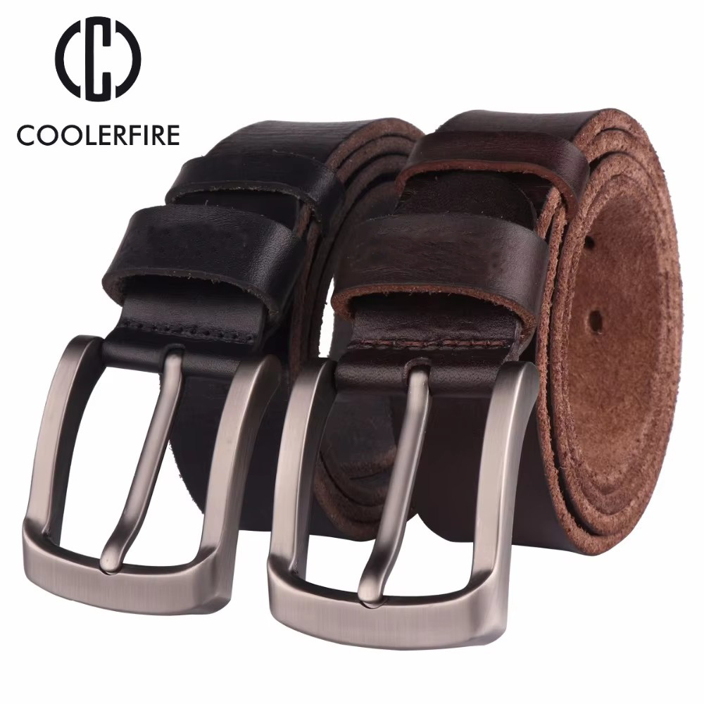 CCOOLERFIRE Men Belt Full Grai - Leather Belt Braided ulasan dan harga