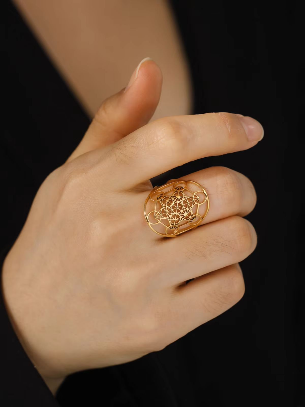 Unift Sacred Geometry Ring Met - Men'S Fashion Today ulasan dan harga
