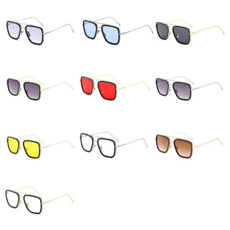 Steam Punk Tony Stark Sunglass - Men'S Fashion Glasses ulasan dan harga