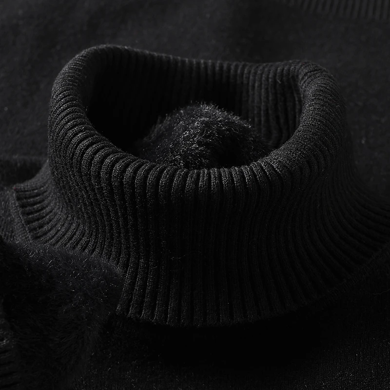 Sweatwear Mens Anti-pilling Hi - Turtleneck Sweater Men ulasan dan harga