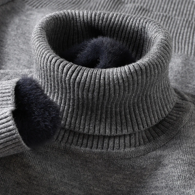 Sweatwear Mens Anti-pilling Hi - Turtleneck Sweater Men ulasan dan harga