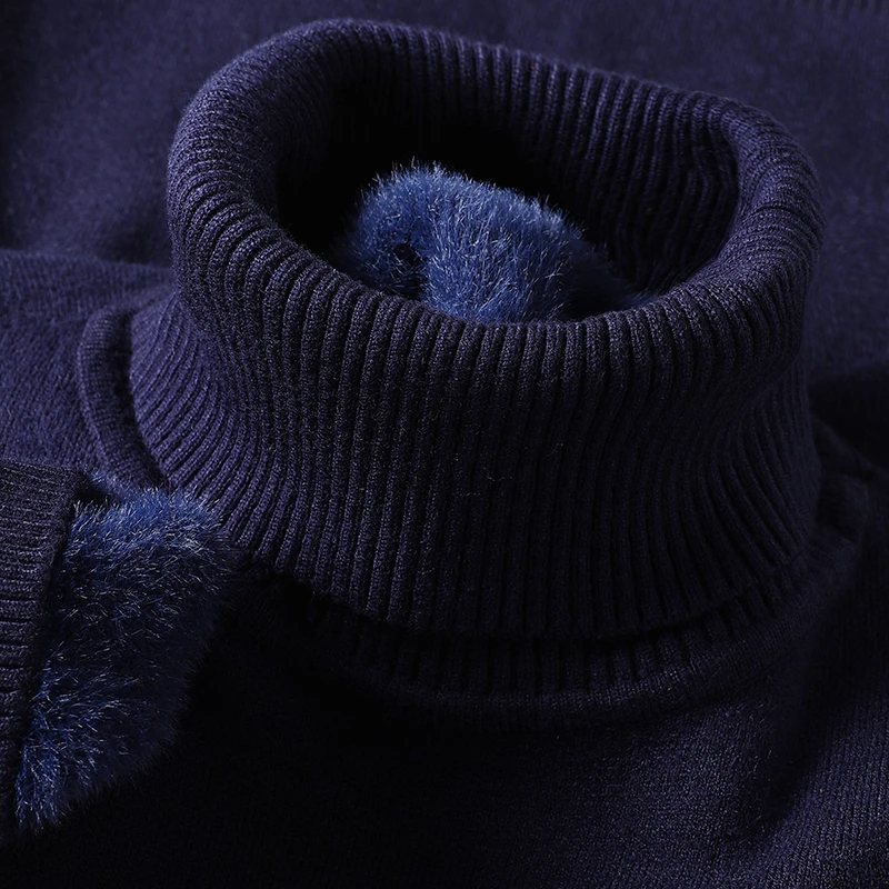 Sweatwear Mens Anti-pilling Hi - Turtleneck Sweater Men ulasan dan harga