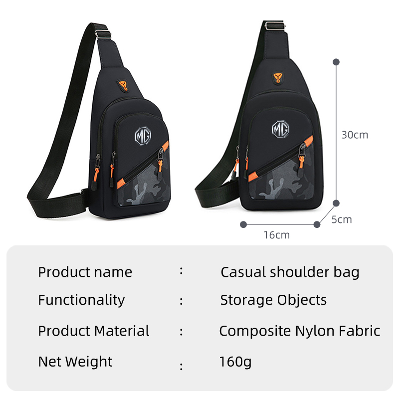 Car Logo Camouflage Men Slante - Crossbody Bag Men ulasan dan harga